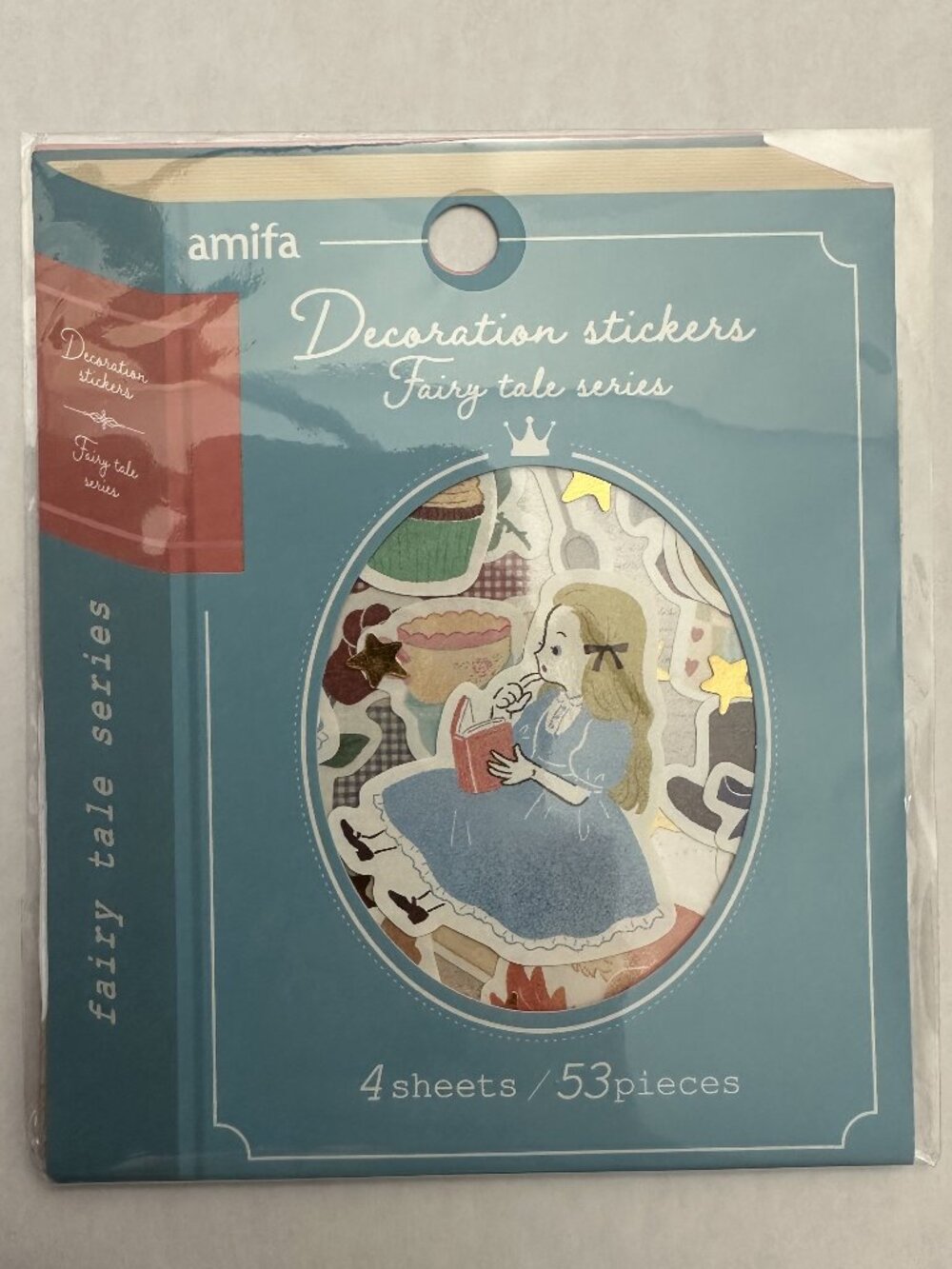 3 For $27 - Amifa Japan "Fairy Tale Series" Alice in Wonderland Stickers
